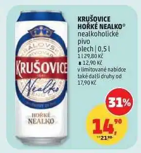 Penny Market Krušovice Hořké nealko nabídka