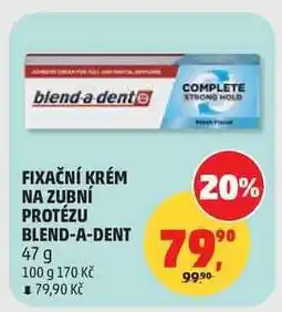 Penny Market FIXAČNÍ KRÉM NA ZUBNÍ PROTÉZU BLEND-A-DENT nabídka