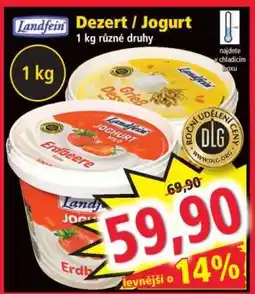 Norma Landfein Dezert / Jogurt nabídka