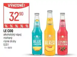 Globus LE COQ alkoholický nápoj nabídka