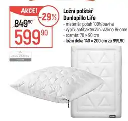 Globus Ložní polštář Dunlopillo Life nabídka