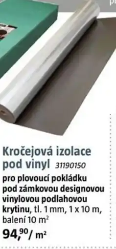 Bauhaus Kročejová izolace pod vinyl nabídka