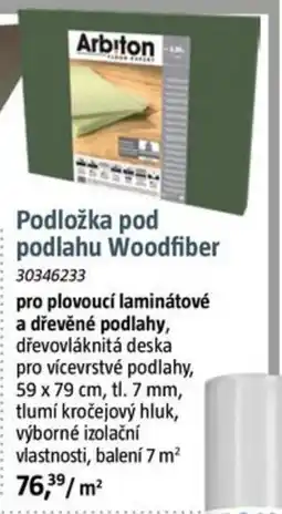 Bauhaus Podložka pod podlahu Woodfiber nabídka