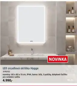 Bauhaus LED zrcadlová skříňka Hygge nabídka