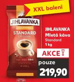 Kaufland JIHLAVANKA Mletá káva nabídka