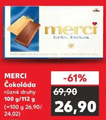 MERCI Čokoláda