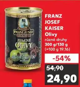 Kaufland FRANZ JOSEF KAISER Olivy nabídka