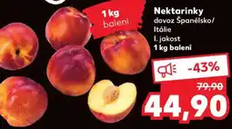 Kaufland Nektarinky nabídka