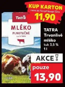 Kaufland TATRA Trvanlivé mléko nabídka