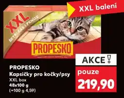 Kaufland PROPESKO Kapsičky pro kočky/psy nabídka