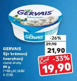 Kaufland GERVAIS Sýr krémový tvarohový nabídka