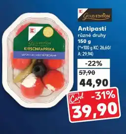 Kaufland Antipasti nabídka