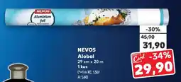 Kaufland NEVOS Alobal nabídka
