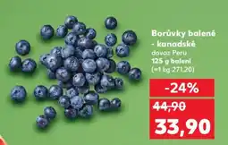 Kaufland Borůvky balené - kanadské nabídka