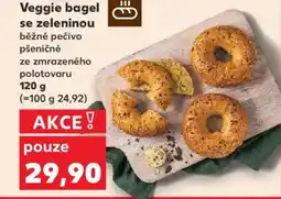 Kaufland Veggie bagel se zeleninou nabídka