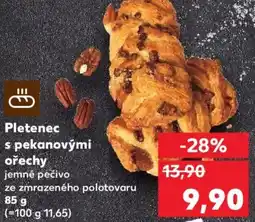 Kaufland Pletenec s pekanovými ořechy nabídka