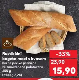 Kaufland Rustikální bageta maxi s kvasem nabídka