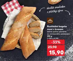 Kaufland Rustikální bageta maxi s kvasem nabídka