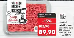 Kaufland Hovězí mleté maso nabídka