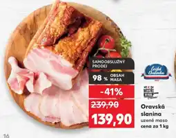 Kaufland Oravská slanina nabídka