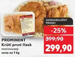 Kaufland PROMINENT Krůtí prsní řízek nabídka