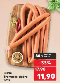 Kaufland BIVOJ Trampské cigáro nabídka