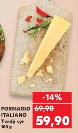 Kaufland FORMAGIO ITALIANO Tvrdý sýr nabídka
