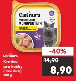 Kaufland Carinura Krmivo pro kočky nabídka