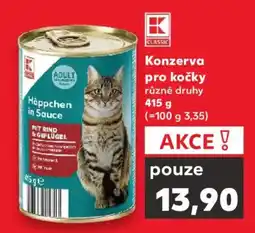 Kaufland Konzerva pro kočky nabídka