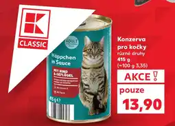 Kaufland Konzerva pro kočky nabídka