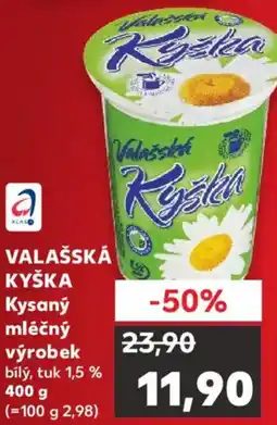 Kaufland VALAŠSKÁ KYŠKA Kysaný mléčný výrobek nabídka