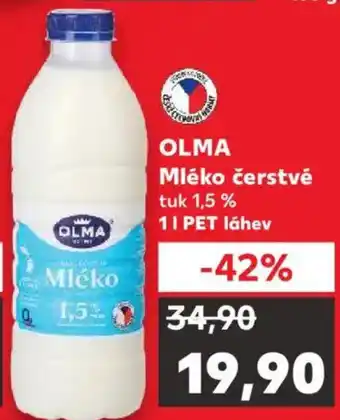 Kaufland OLMA Mléko čerstvé nabídka