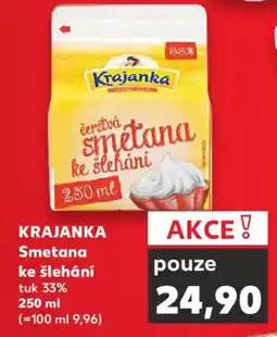 Kaufland KRAJANKA Smetana ke šlehání nabídka