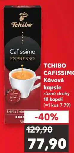 Kaufland TCHIBO CAFISSIMO Kávové kapsle nabídka