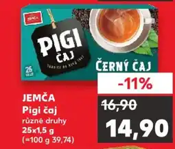 Kaufland JEMČA Pigi čaj nabídka