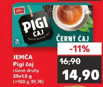 Kaufland JEMČA Pigi čaj nabídka