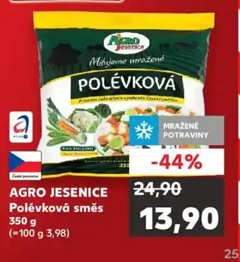 Kaufland AGRO JESENICE Polévková směs nabídka