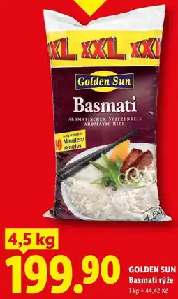 Lidl GOLDEN SUN Basmati rýže nabídka
