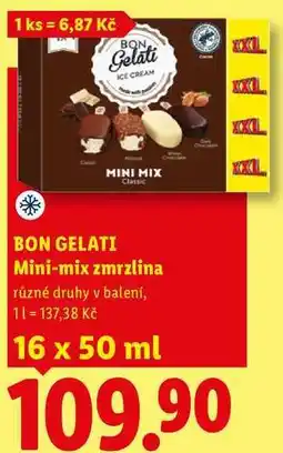 Lidl ON GELATI Mini-mix zmrzlina nabídka