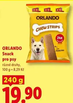 Lidl ORLANDO Snack pro psy nabídka