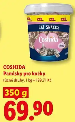 Lidl COSHIDA Pamlsky pro kočky nabídka