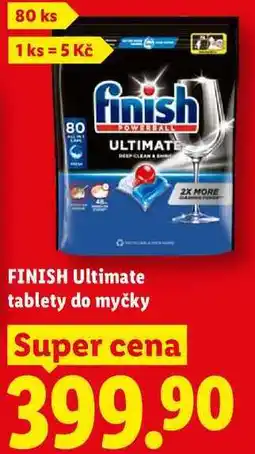 Lidl FINISH Ultimate tablety do myčky, 80 ks nabídka