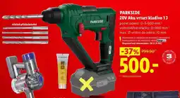 Lidl PARKSIDE 20V Aku vrtací kladivo 1J nabídka