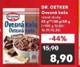 Kaufland DR. OETKER Ovesná kaše nabídka