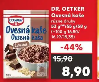 Kaufland DR. OETKER Ovesná kaše nabídka