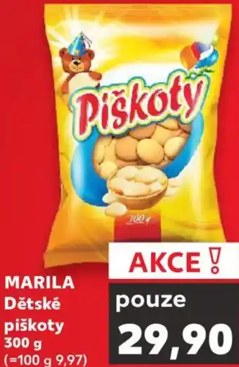 Kaufland MARILA Dětské piškoty nabídka
