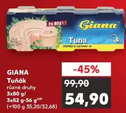 Kaufland GIANA Tuňák nabídka