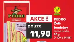 Kaufland PEDRO Želé bonbóny nabídka