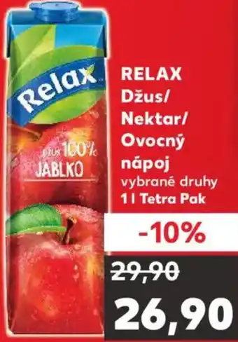 Kaufland RELAX Džus/ Nektar/ Ovocný nápoj nabídka