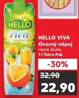 Kaufland HELLO VIVA Ovocný nápoj nabídka